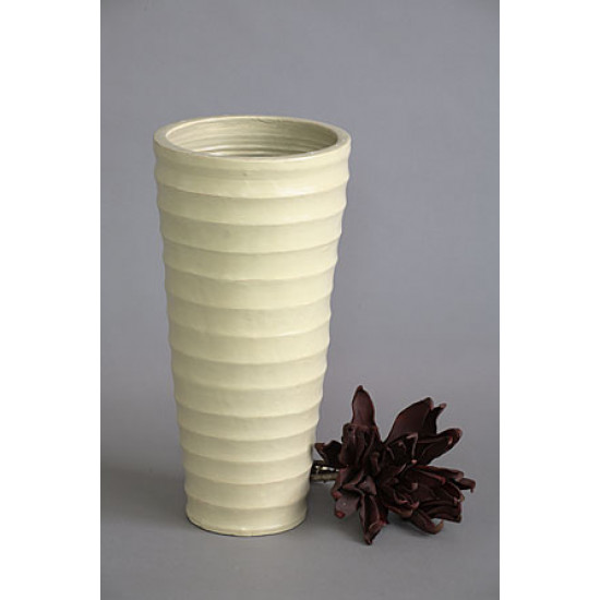 Keramická váza smetanová 50cm