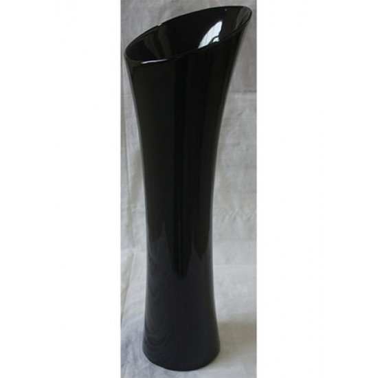 Váza keramická černá 44 cm
