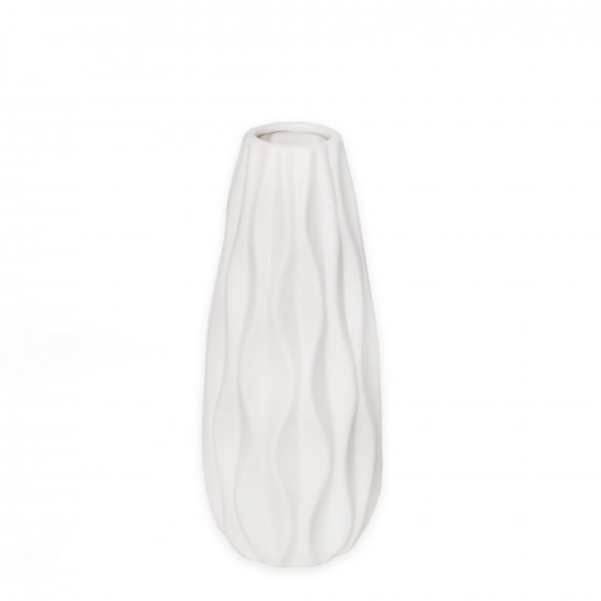 Váza porcelán 24cm bílá