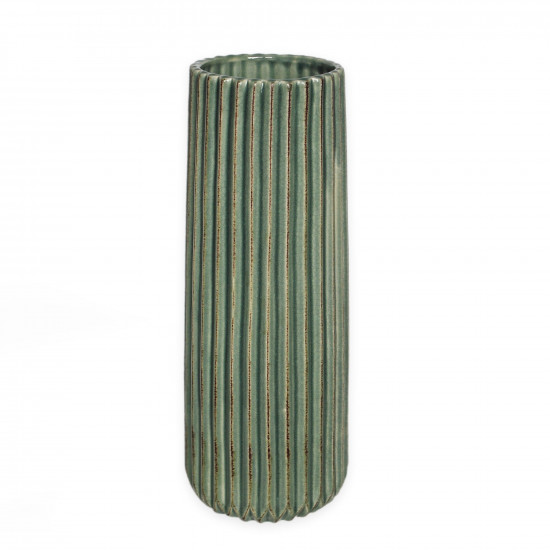 Váza porcelán 40cm zelená